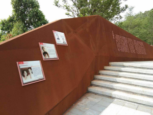 裕华耐候钢挡土墙
